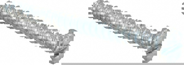 Sheet Metal Screw: #6, Pan Head, Slotted Drive, 1-1/2
