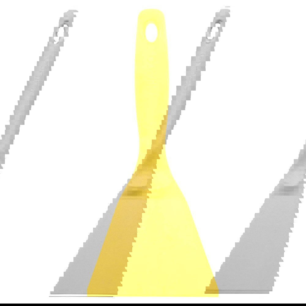 Scrapers & Scraper Sets; Flexibility: Stiff ; Blade Type: Beveled ; Blade Length (Inch): 4 ; Blade Width (Decimal Inch): 4.3000 ; Blade Material: Polypropylene ; Number Of Edges: 2