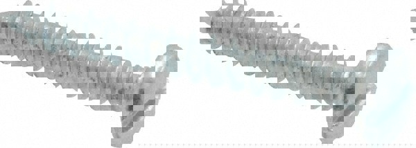 Sheet Metal Screw: #8, Pan Head, Slotted Drive, 1-1/4