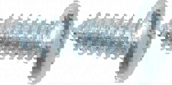 Sheet Metal Screw: #12, Pan Head, Slotted Drive, 3/4