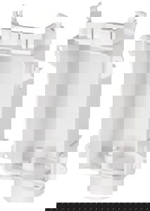 2 in. DWV Drain Box with Frame in White