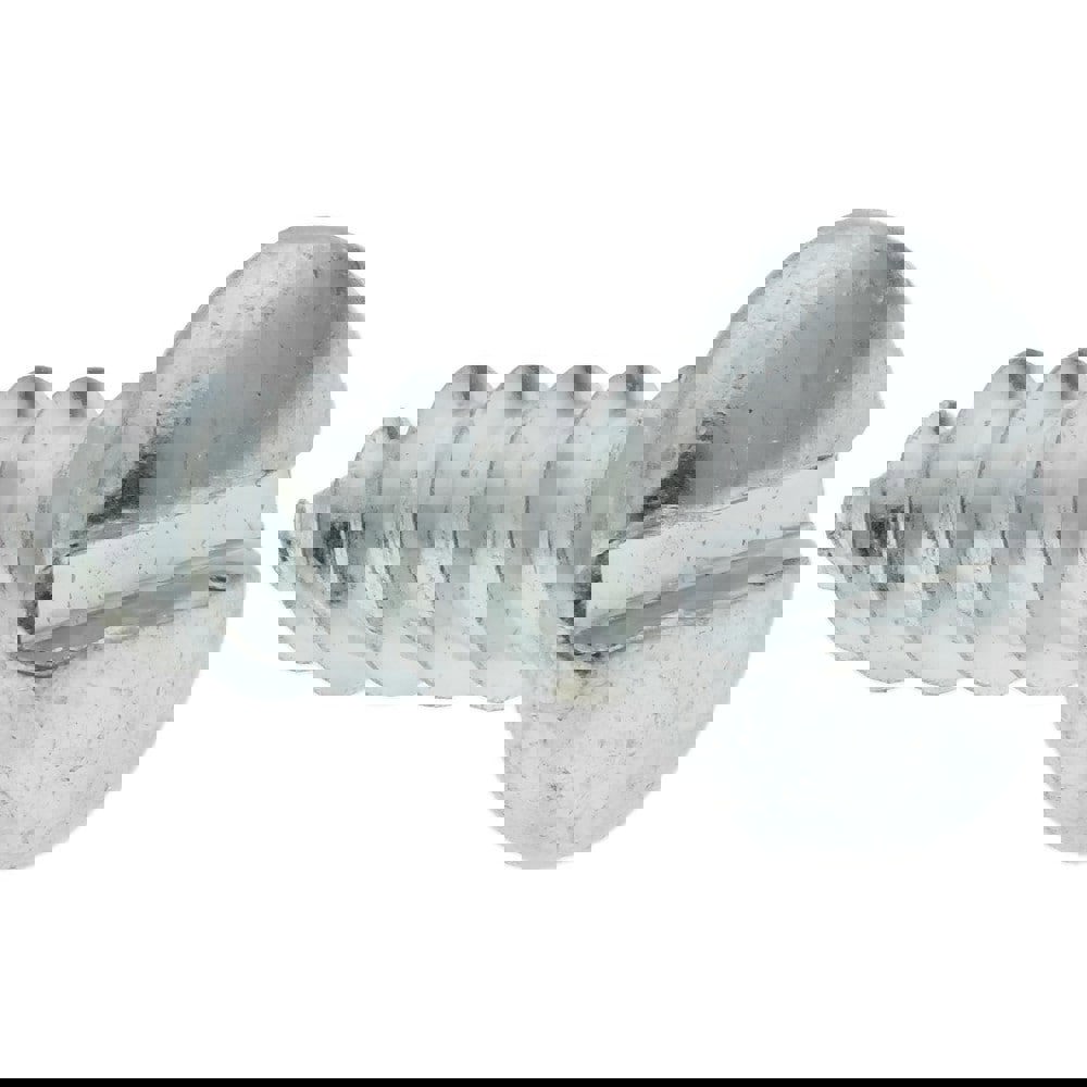 Sheet Metal Screw: #14, Pan Head, Slotted Drive, 3/4