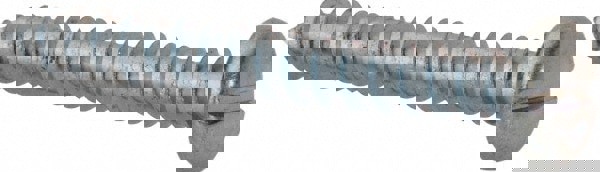 Sheet Metal Screw: #14, Pan Head, Slotted Drive, 2