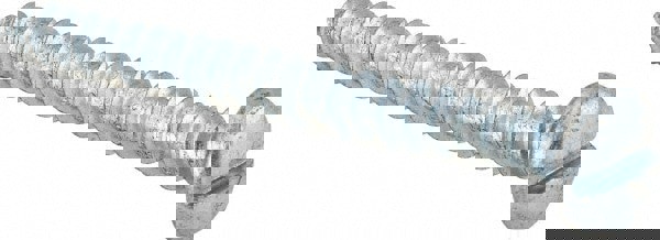 Sheet Metal Screw: #14, Pan Head, Slotted Drive, 2-1/2