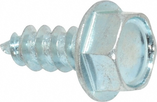 Sheet Metal Screw: 5/16, Hex Head, Hex Drive, 3/4
