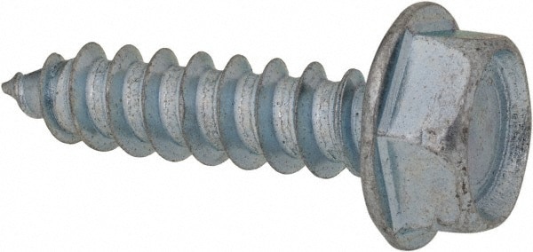Sheet Metal Screw: 5/16, Hex Head, Hex Drive, 1-1/4