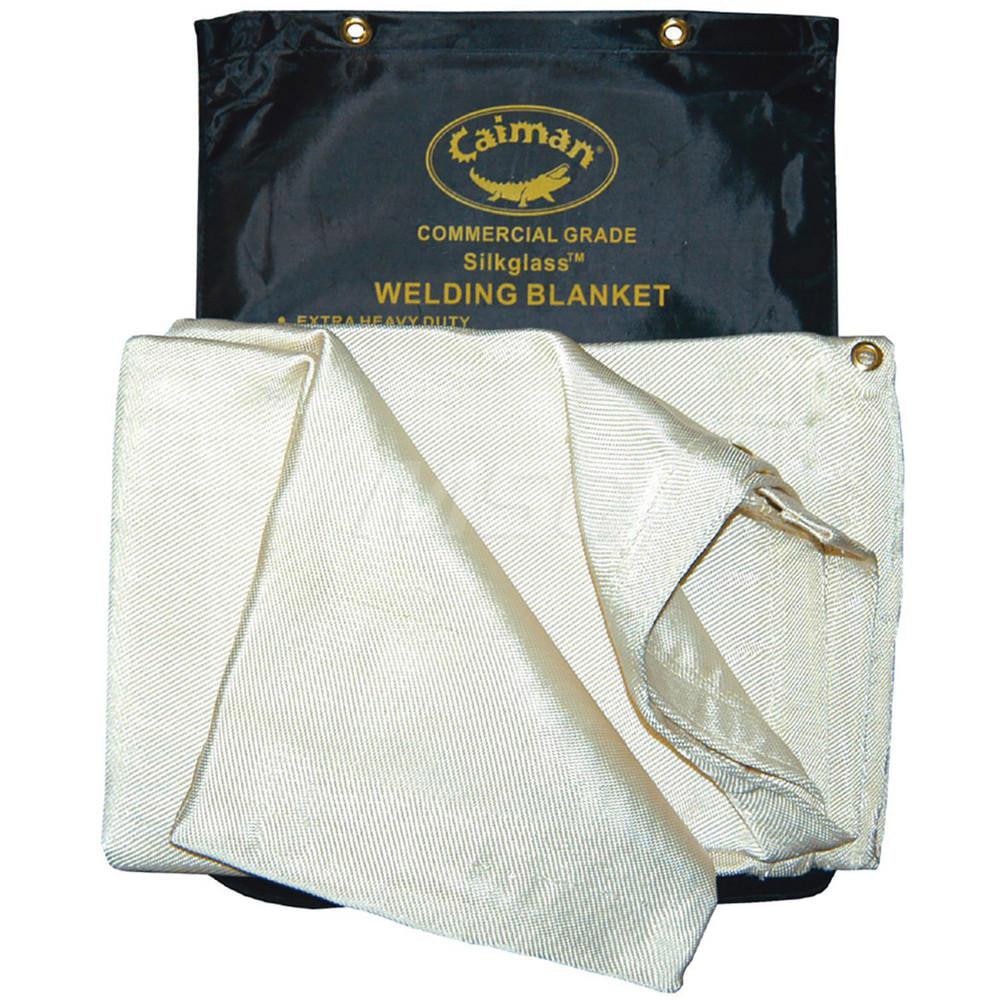 Welding Blankets, Curtains & Rolls; Material: Fiberglass ; Grommet Location: Side ; Width (Feet): 6.00 ; Color: Amber ; Constant Maximum Temperature F: 1000 ; Finish: Uncoated