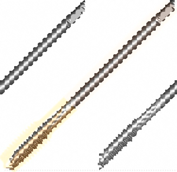 Spiral Point Tap: 9/16-18 UNF, 3 Flutes, Plug Chamfer, 3BX Class of Fit, HSS, Bright/Uncoated Coated