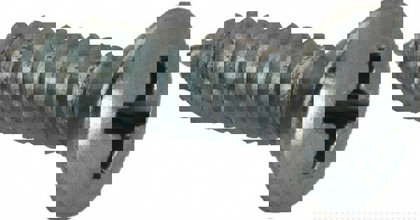 Sheet Metal Screw: #10, Oval Head, Phillips Drive, 3/4