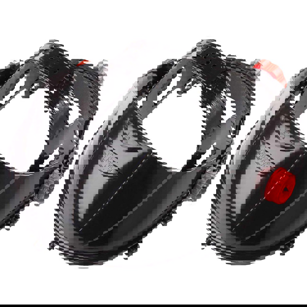 Face Shield Headgear; Headgear Type: Headgear ; Material: HDPE; ABS; Nylon; Plastic ; Color: Black ; Suspension Type: 3-Point ; Suspension Adjustment Type: Ratchet ; Suspension Material: Plastic; Nylon