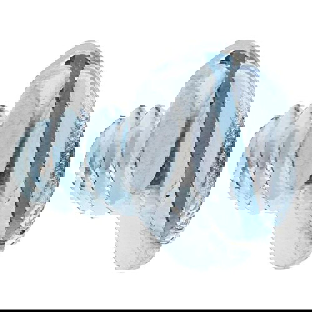 Sheet Metal Screw: #6, Hex Head, Slotted Drive, 1/4