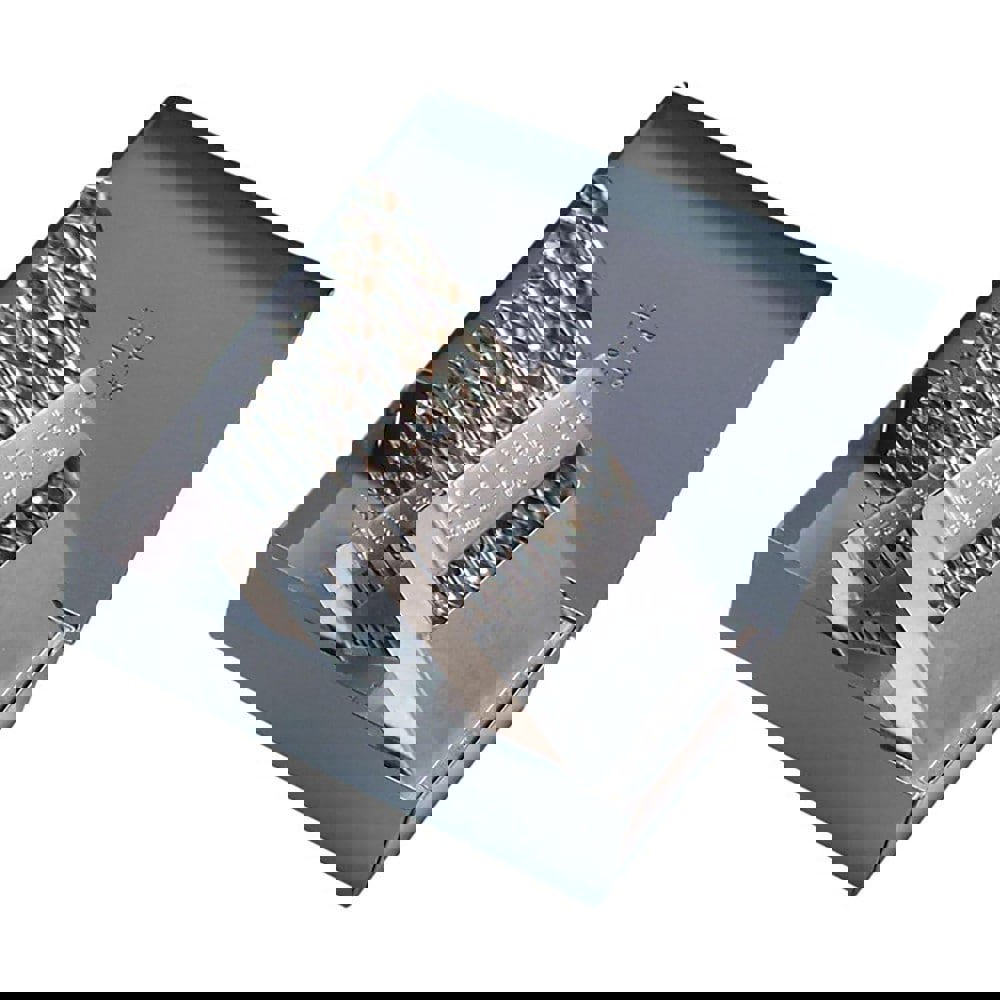 Drill Bit Set: Jobber Length Drill Bits, 15 Pc, 118 &deg;, High Speed Steel