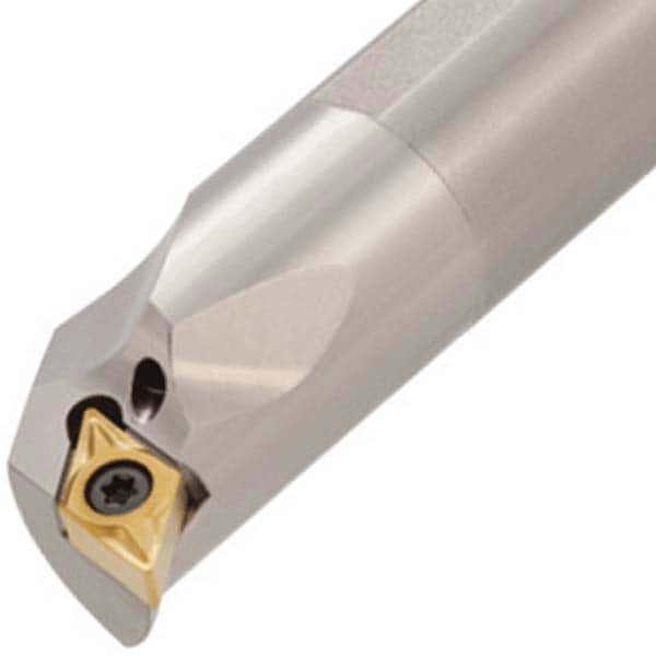 Indexable Boring Bar: E10M-SDXXL07-D130, 13 mm Min Bore Dia, Left Hand Cut, 10 mm Shank Dia, 100 &deg; Lead Angle, Solid Carbide