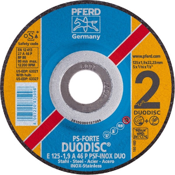 Depressed Grinding Wheel: Type 27, 4-1/2