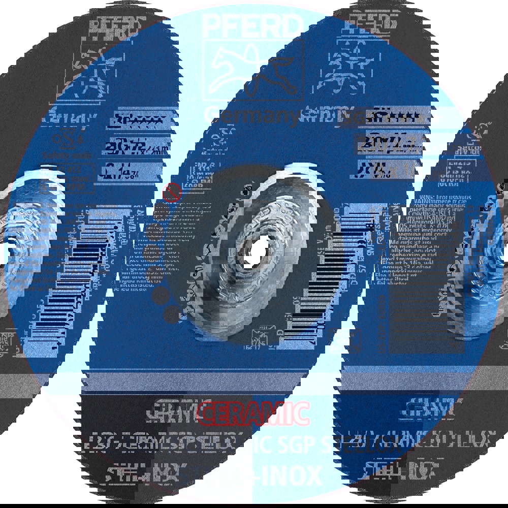 Depressed Grinding Wheel: Type 27, 9