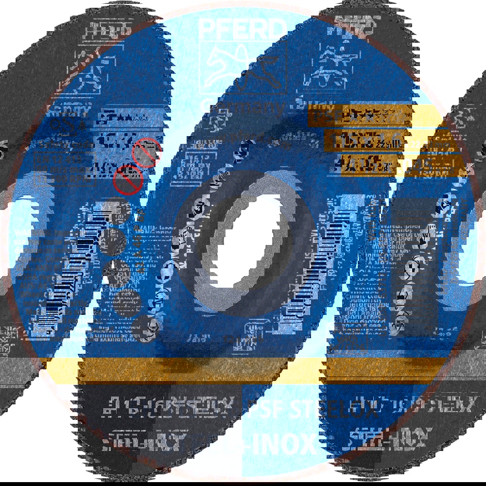 Depressed Grinding Wheel: Type 27 & Type 42, 4-1/2