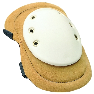 Knee Pad: 2 Strap, Plastic Cap, Buckle Closure, Universal
