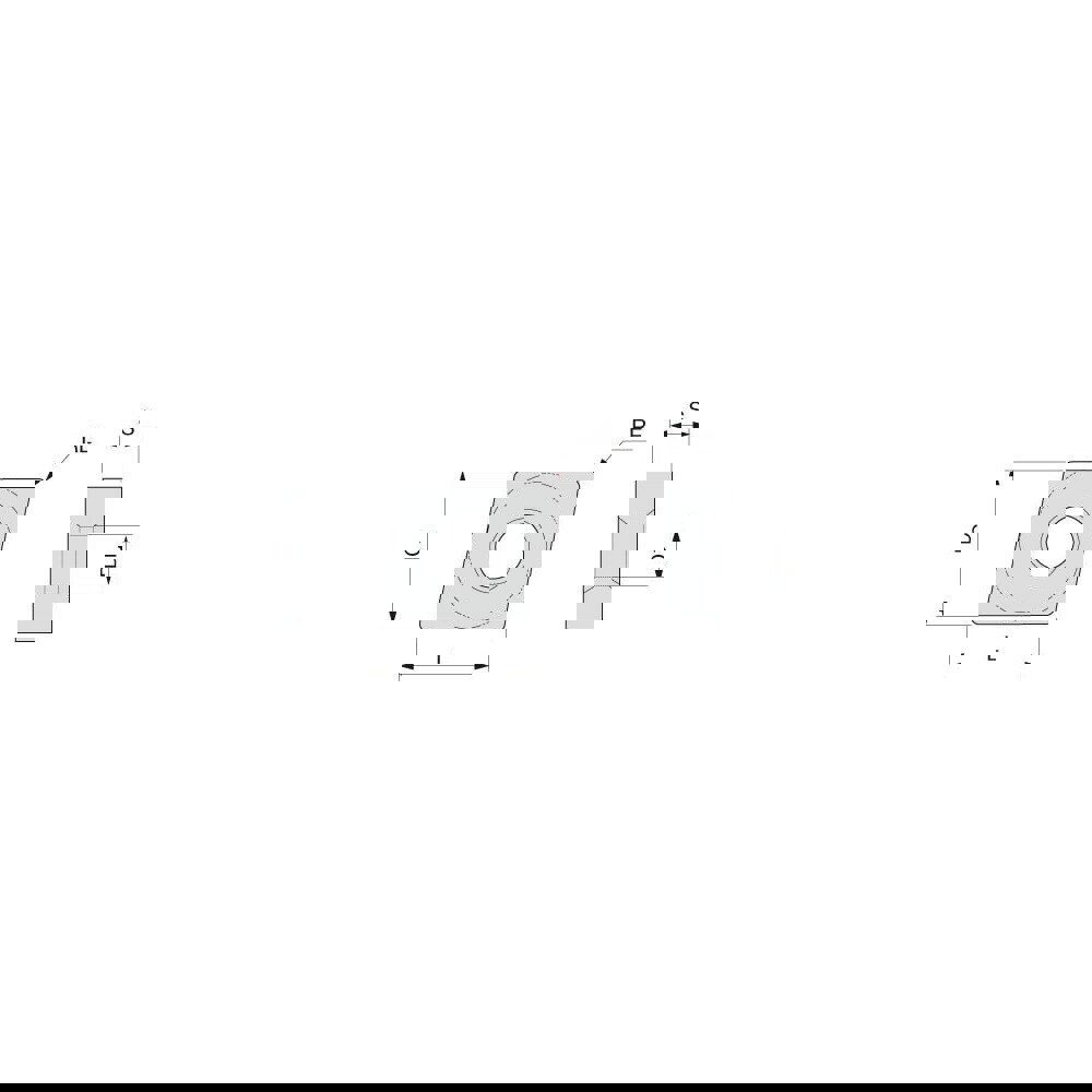 Turning Insert: CNMG432SS AH645, Solid Carbide