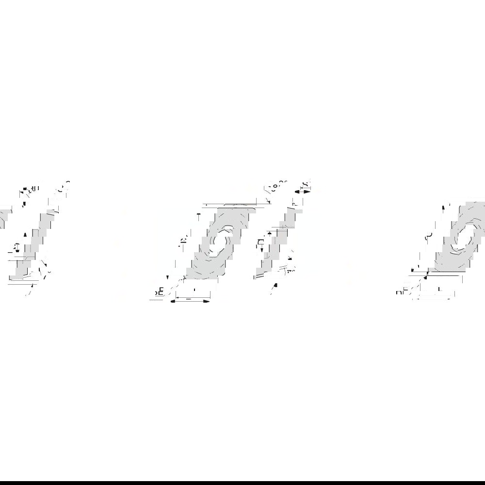 Turning Insert: SCMT432PM AH645, Solid Carbide