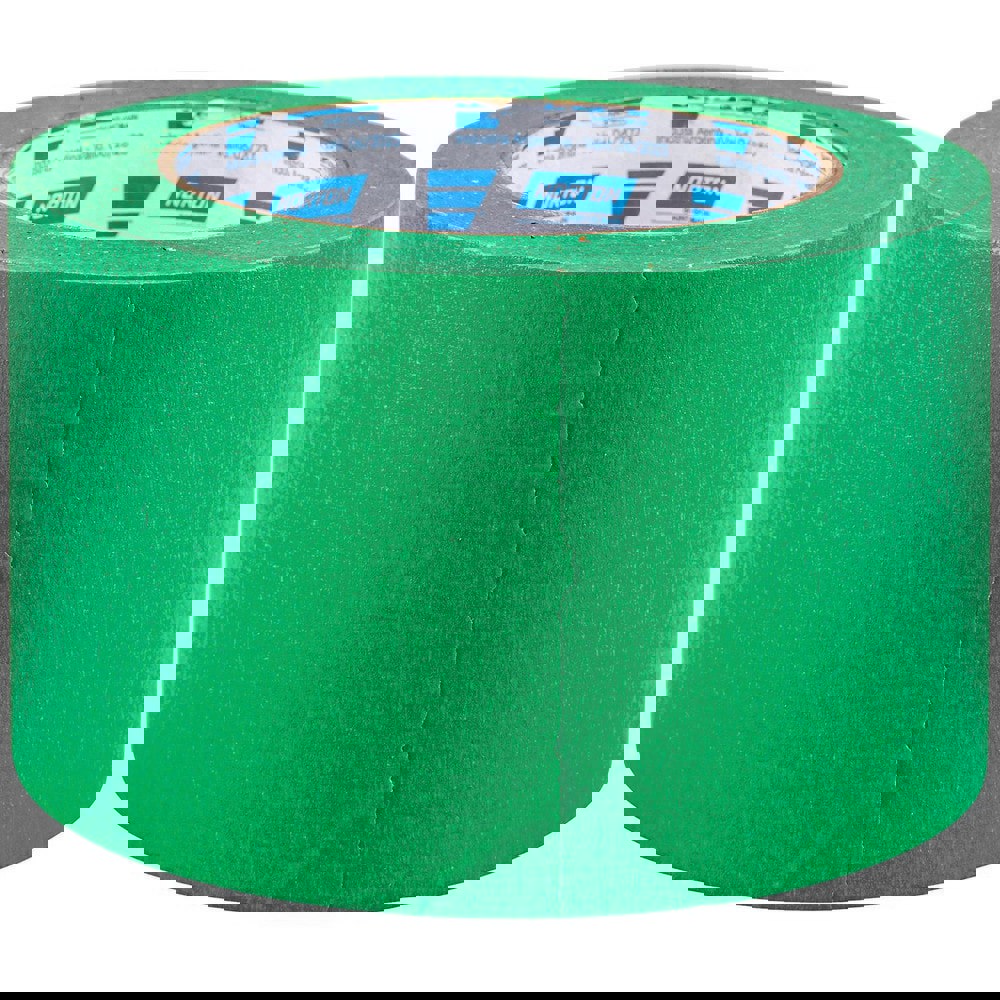 Masking Tape: 54.7 yd Long, 0.01 mil Thick, Green