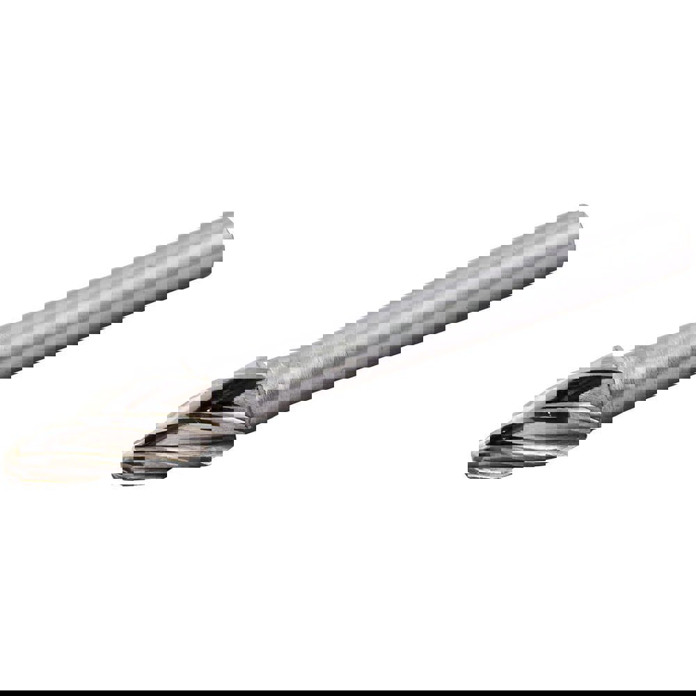 3/8 x 3/4 x 2-1/2 In. Ball Nose Tree AC SF-3 NF Carbide Burr