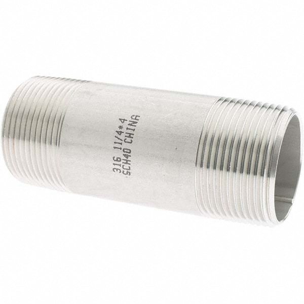 Stainless Steel Pipe Nipple: 1-1/4