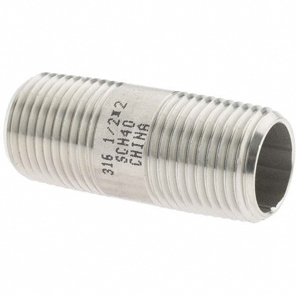 Stainless Steel Pipe Nipple: 1/2
