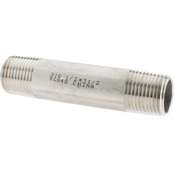 Stainless Steel Pipe Nipple: 1/2