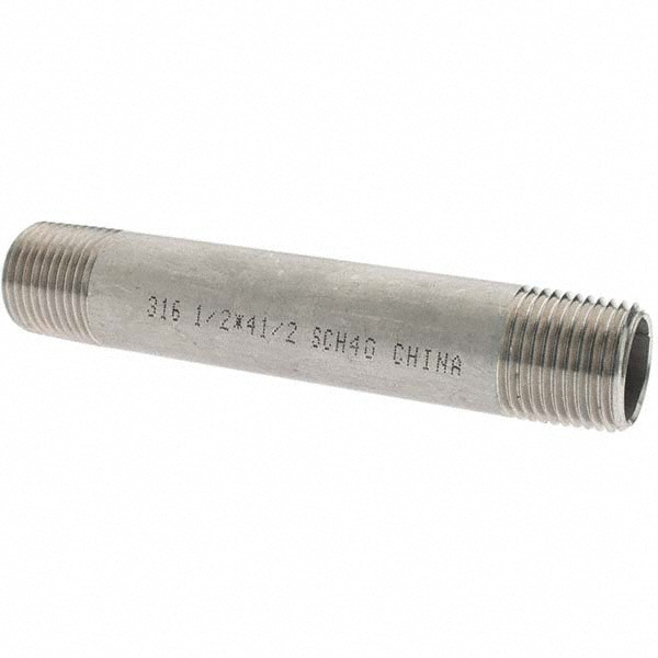 Stainless Steel Pipe Nipple: 1/2