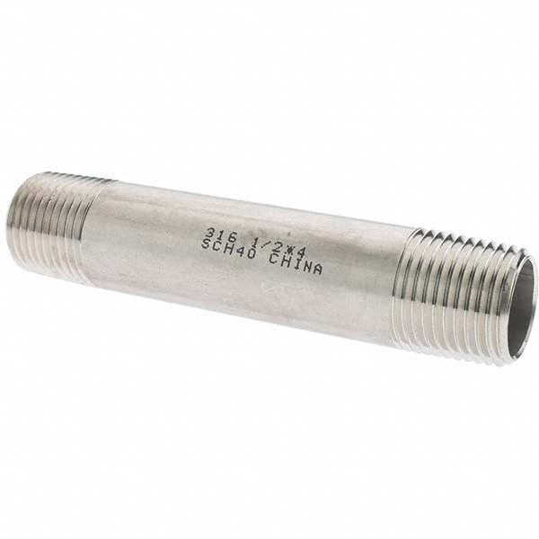 Stainless Steel Pipe Nipple: 1/2