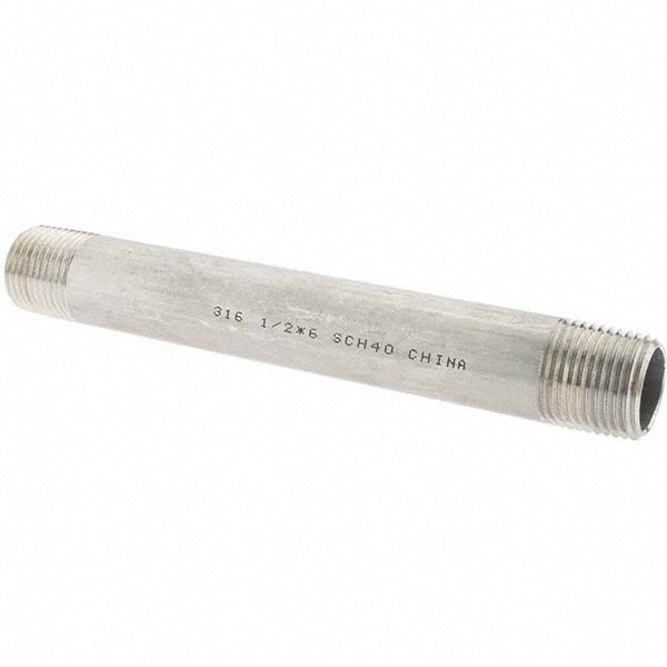 Stainless Steel Pipe Nipple: 1/2