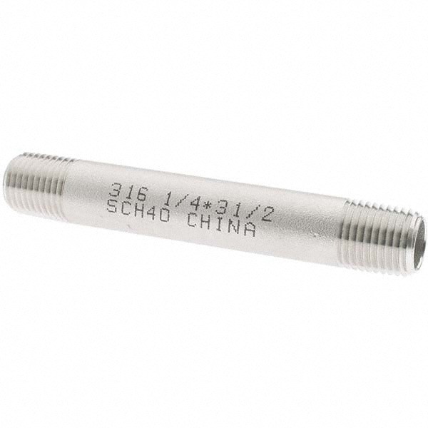 Stainless Steel Pipe Nipple: 1/4