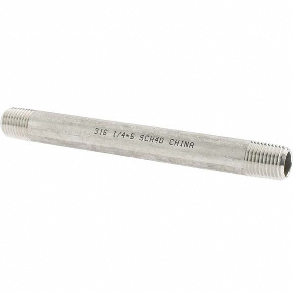 Stainless Steel Pipe Nipple: 1/4