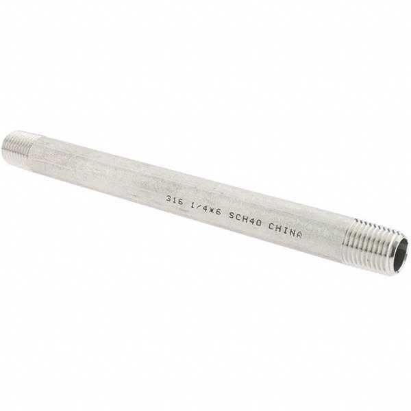 Stainless Steel Pipe Nipple: 1/4