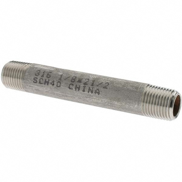Stainless Steel Pipe Nipple: 1/8