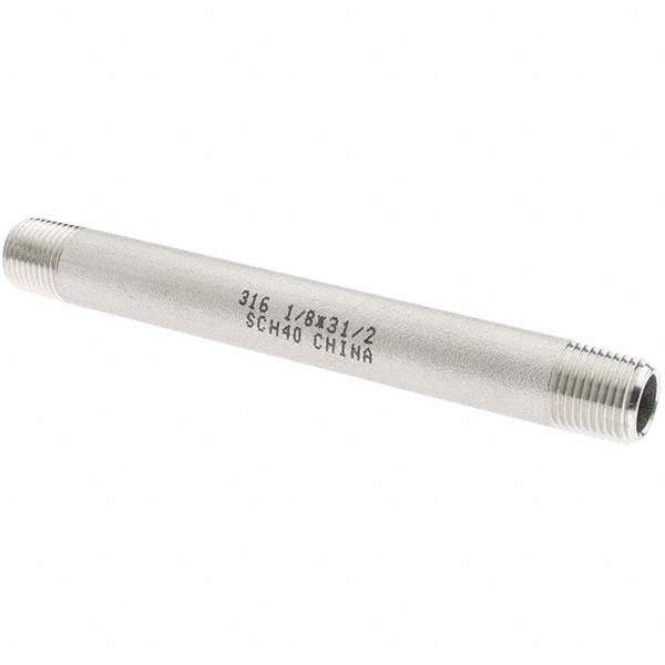 Stainless Steel Pipe Nipple: 1/8