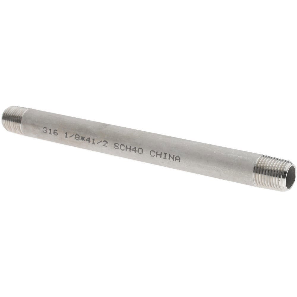 Stainless Steel Pipe Nipple: 1/8