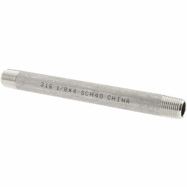 Stainless Steel Pipe Nipple: 1/8