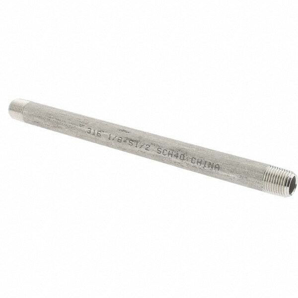 Stainless Steel Pipe Nipple: 1/8