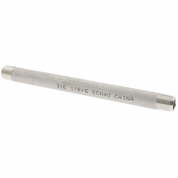 Stainless Steel Pipe Nipple: 1/8
