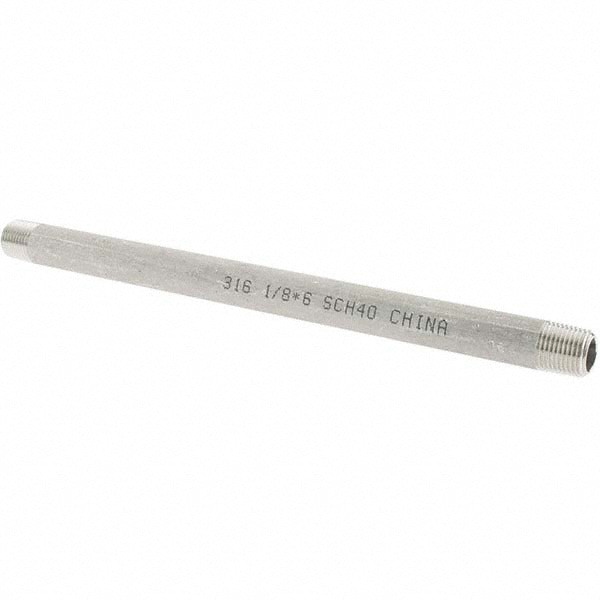 Stainless Steel Pipe Nipple: 1/8