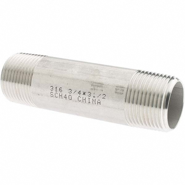 Stainless Steel Pipe Nipple: 3/4