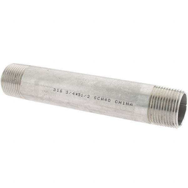 Stainless Steel Pipe Nipple: 3/4