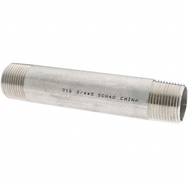 Stainless Steel Pipe Nipple: 3/4