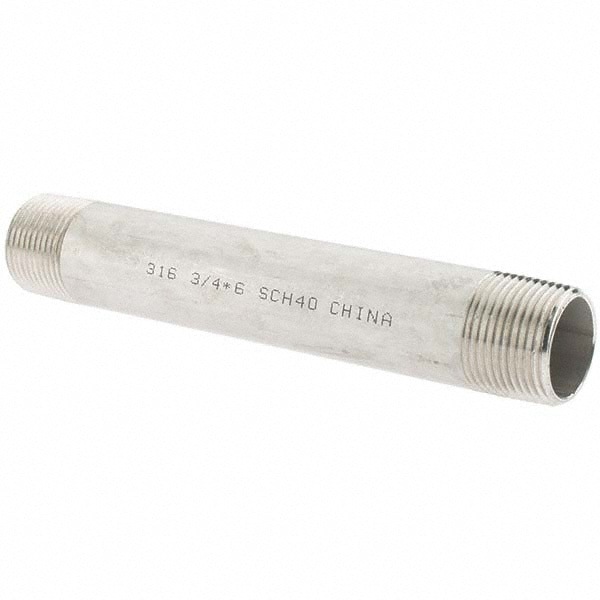 Stainless Steel Pipe Nipple: 3/4
