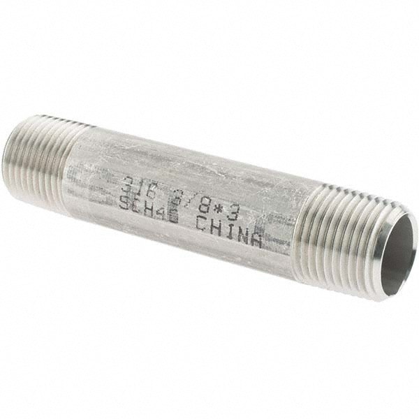 Stainless Steel Pipe Nipple: 3/8