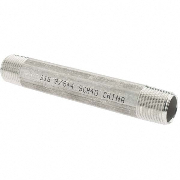 Stainless Steel Pipe Nipple: 3/8