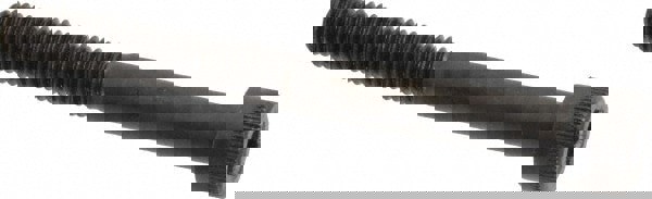 Socket Cap Screw: M6 x 1, 55 mm Length Under Head, Socket Cap Head, Hex Socket Drive, Alloy Steel, Black Oxide Finish