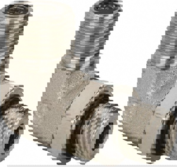 Compression Tube Male Elbow: 9/16-18, 3/8