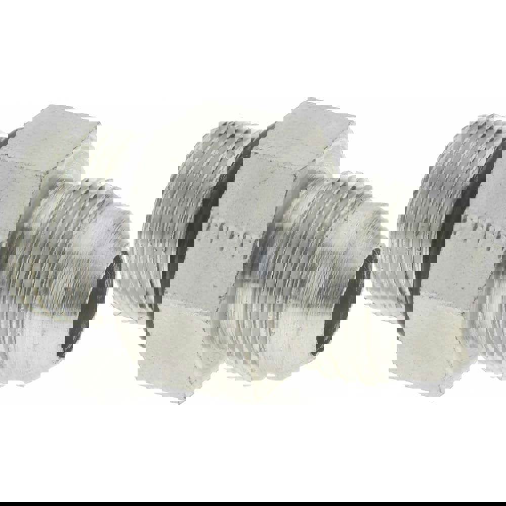 Steel Flared Tube Straight Thread Connector: 3/8